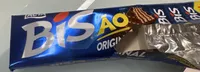 Wafer Recheio E Cobertura Chocolate Lacta Bisão Pacote 201,6g