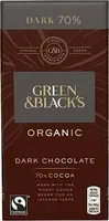 Organic 70% Dark Chocolate Bar