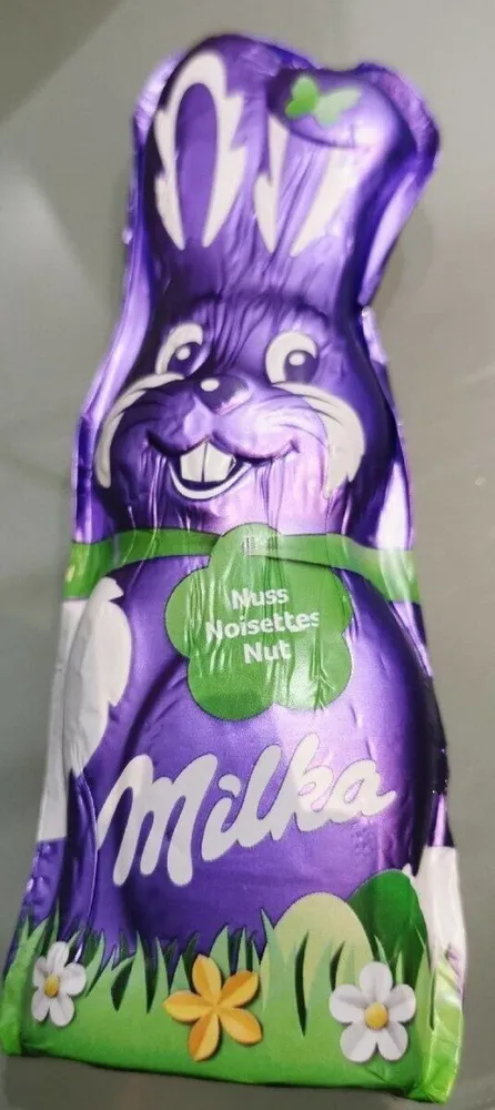 Schokohase aus Alpenmilch mit Haselnuss