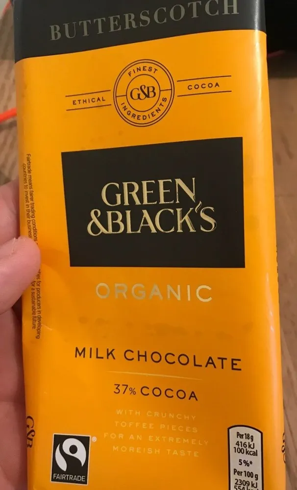 Butterscotch milk chocolate