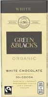 Black's Organic White Chocolate Bar
