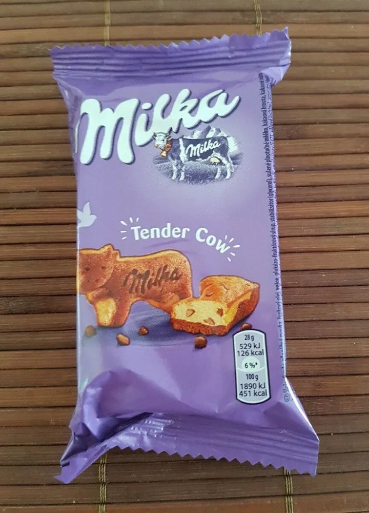 Milka tendre cow