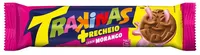 Biscoito Recheio Morango Trakinas Pacote 126g