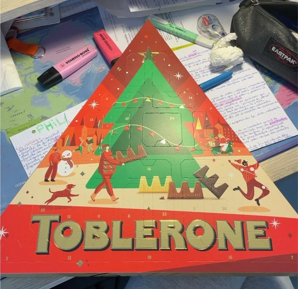 Calendrier de l’avent toblerone