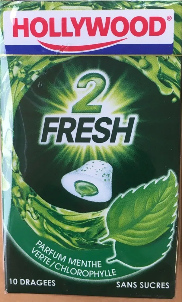 2 fresh menthe verte chlorophylle