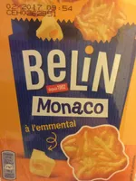 Belin Monaco Biscuits apéritif à l'emmental 105 g