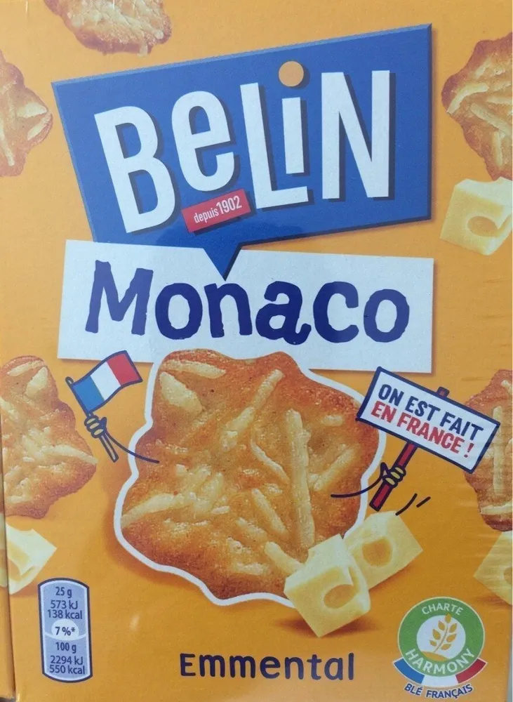 Crackers monaco x 3 + 2 minizza belin