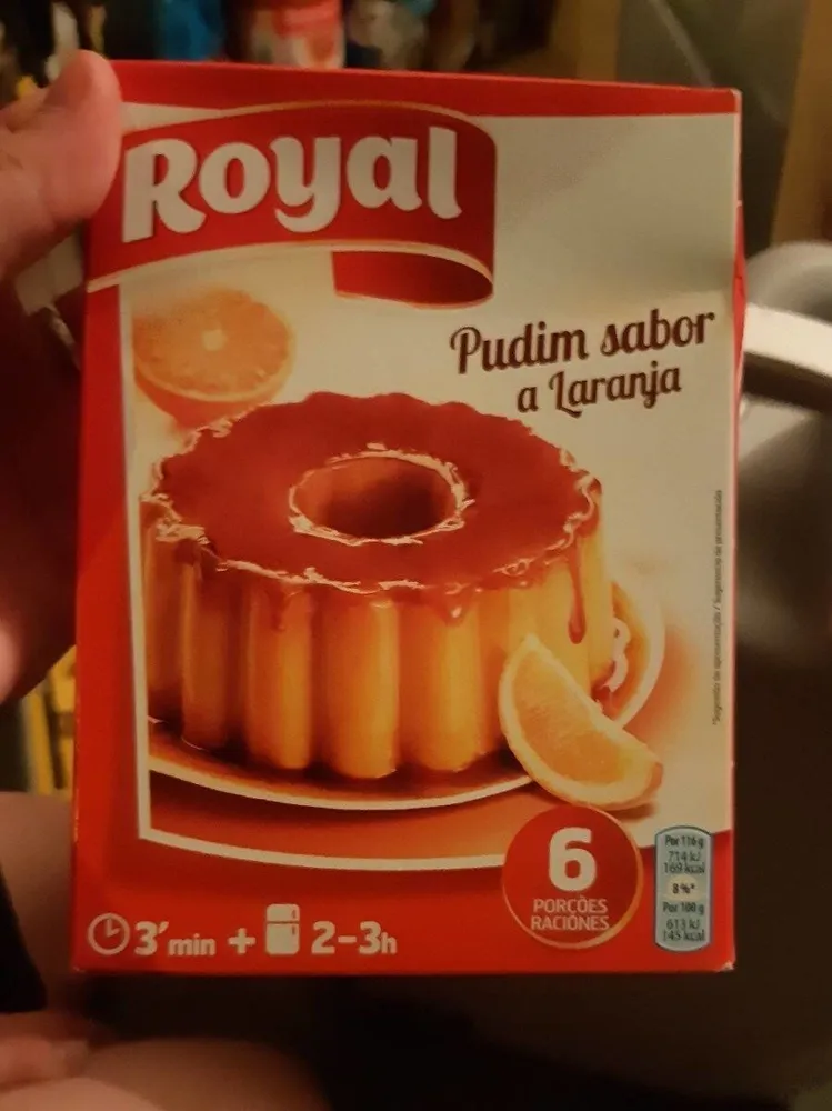 Pouding saveur orange