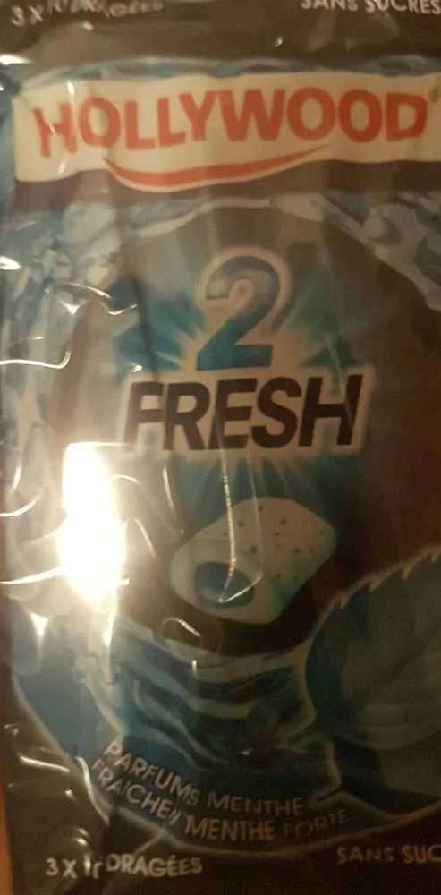 Chewing-gum 2fresh menthe fraîche-menthe forte sans sucres