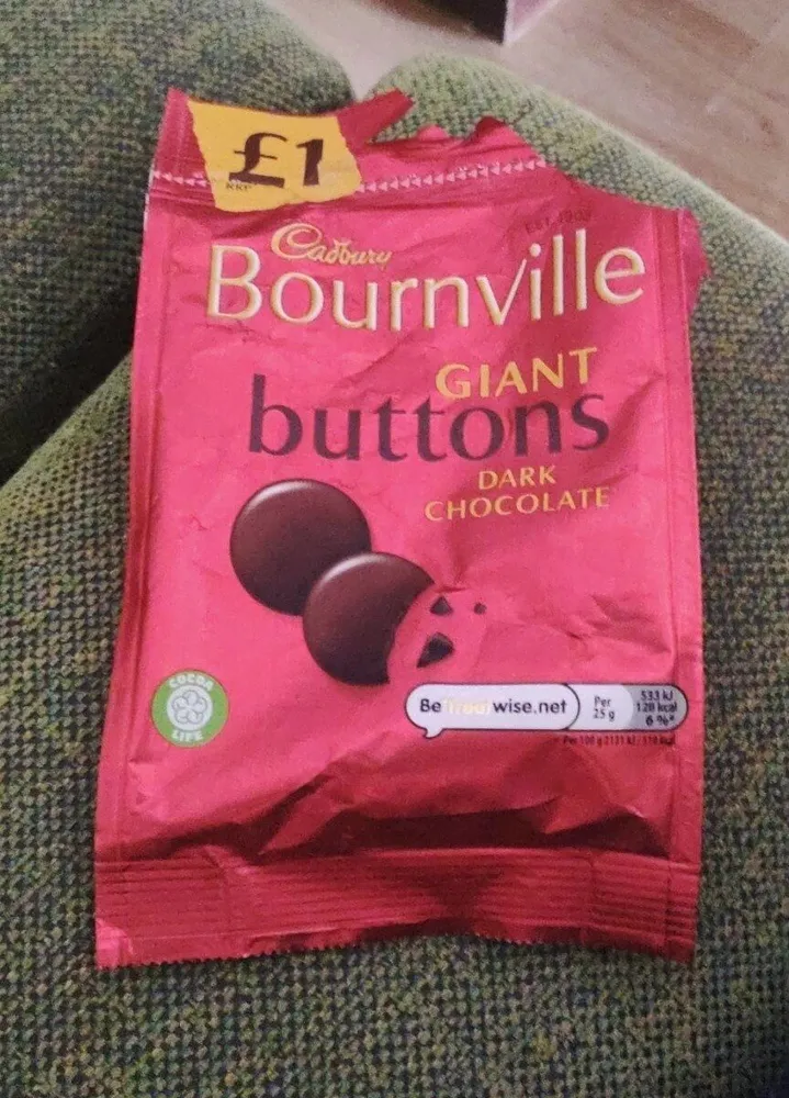 Gigant buttons dark chocolate