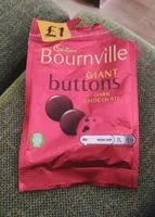 Gigant buttons dark chocolate