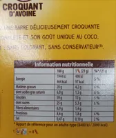 Croquant d'avoine- Touche de coco