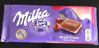 Tejcsokoládé meggyes krémmel