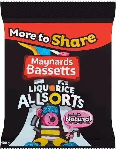 Liquorice Allsorts Sweets Bag