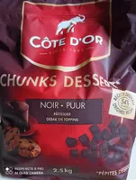 Chunks chocolat noir
