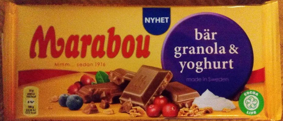 Marabou Bär, granola & yoghurt
