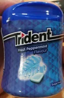 Trident fresh peppermint flavour