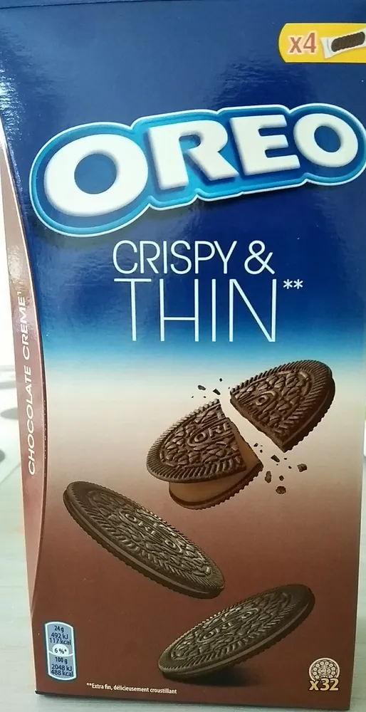 Crispy and thin chocolat