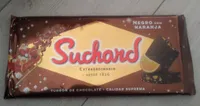 Turrón de Chocolate Negro Con Naranja Suchard