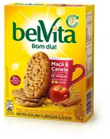 Biscoito Integral Maçã Canela Belvita Caixa 75g 3 Unidades