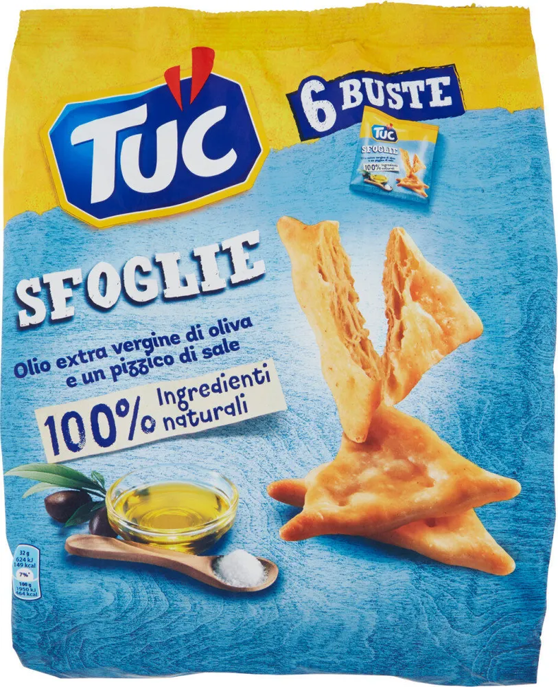 Sfoglie olio extra vergine di oliva e un pizzico di sale