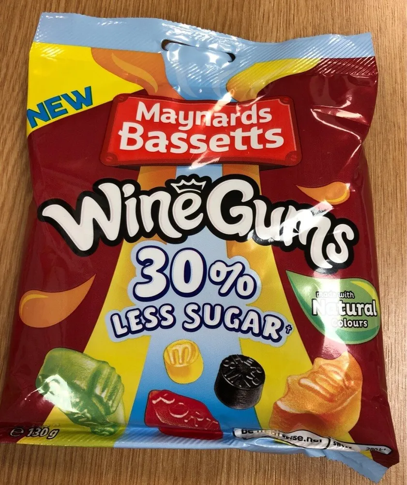 Wine Gums 30% Less Sugar