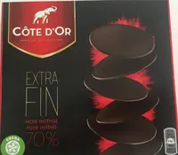 Chocolat noir Extra Fin 70% Côte d'Or