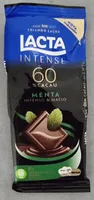 Lacta Intense Chocolate 60% Cacau Sabor Menta Intenso & Macio