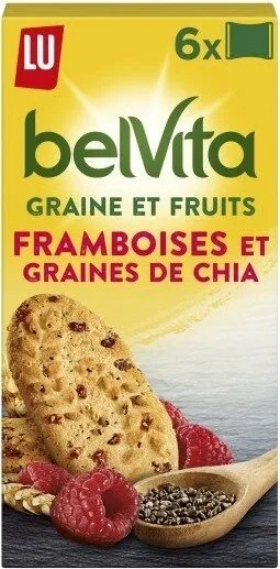 Graines et fruits - Framboises et graines de chia