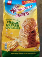 Heudebert Crackers céréales soufflées le paquet de 200 g