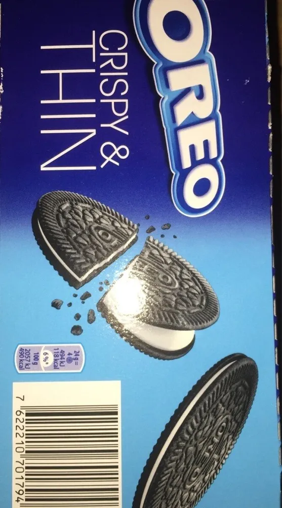 Oreo crispy and thin