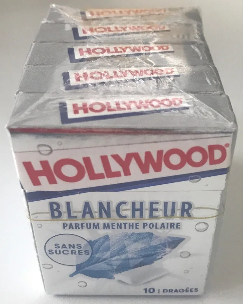 Hollywood Blancheur parfum menthe polaire s/ sucres