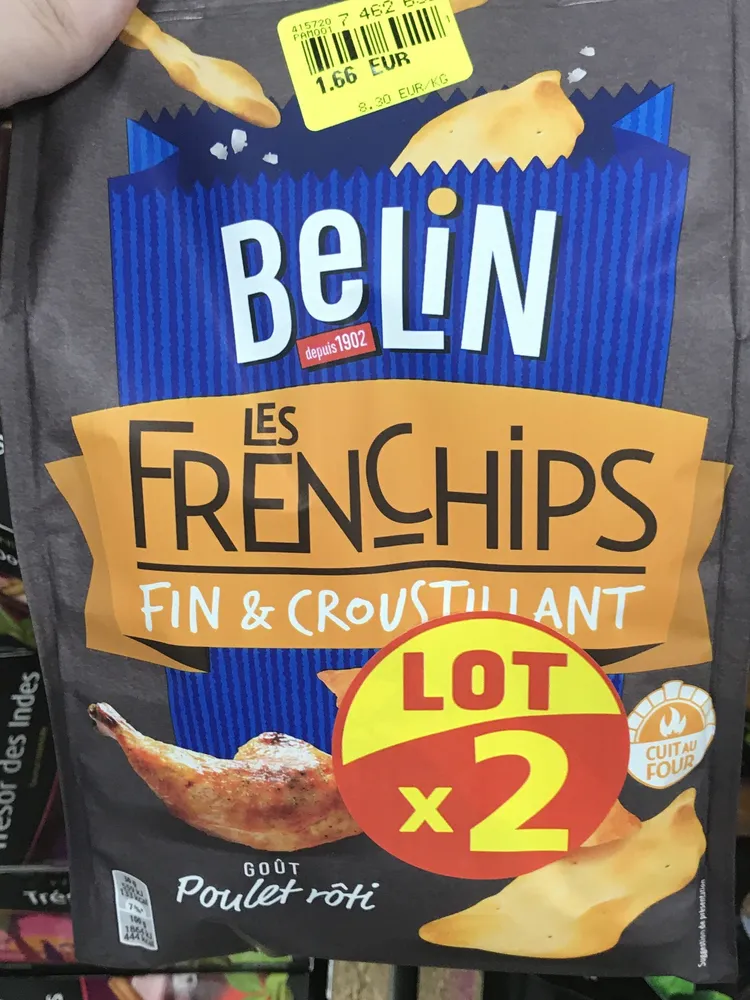 Les Frenchips goût Poulet rôti (lot x2)