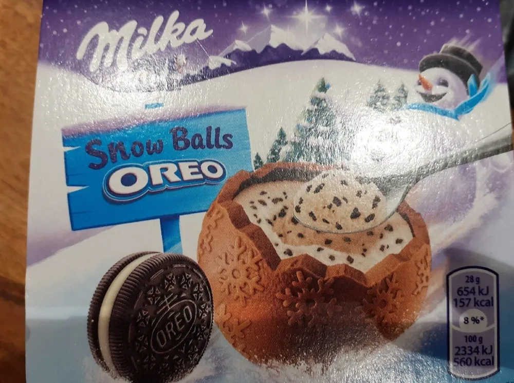 snow balls oreo