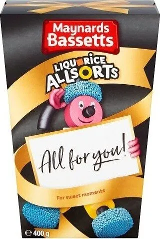 Liquorice Allsorts Sweets Carton