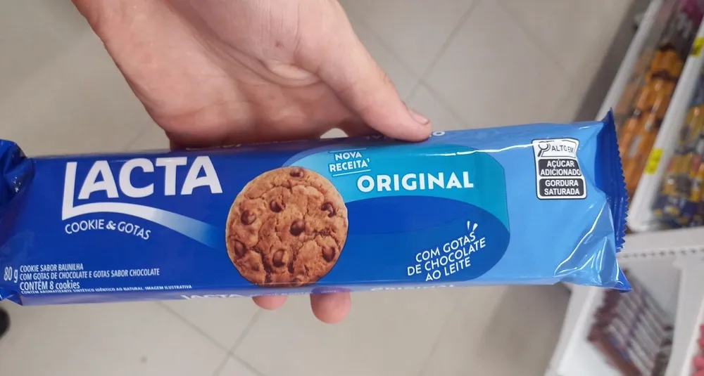BISC COOKIE AO LEITE 80G LACTA