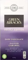 Black's Dark Salted Caramel Chocolate Bar