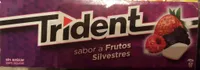 Chewing gum sabor a frutos silvestres