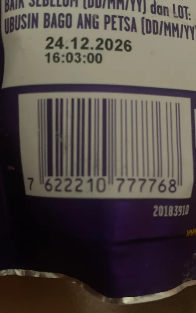 Dairy milk Chunks milk chocolate