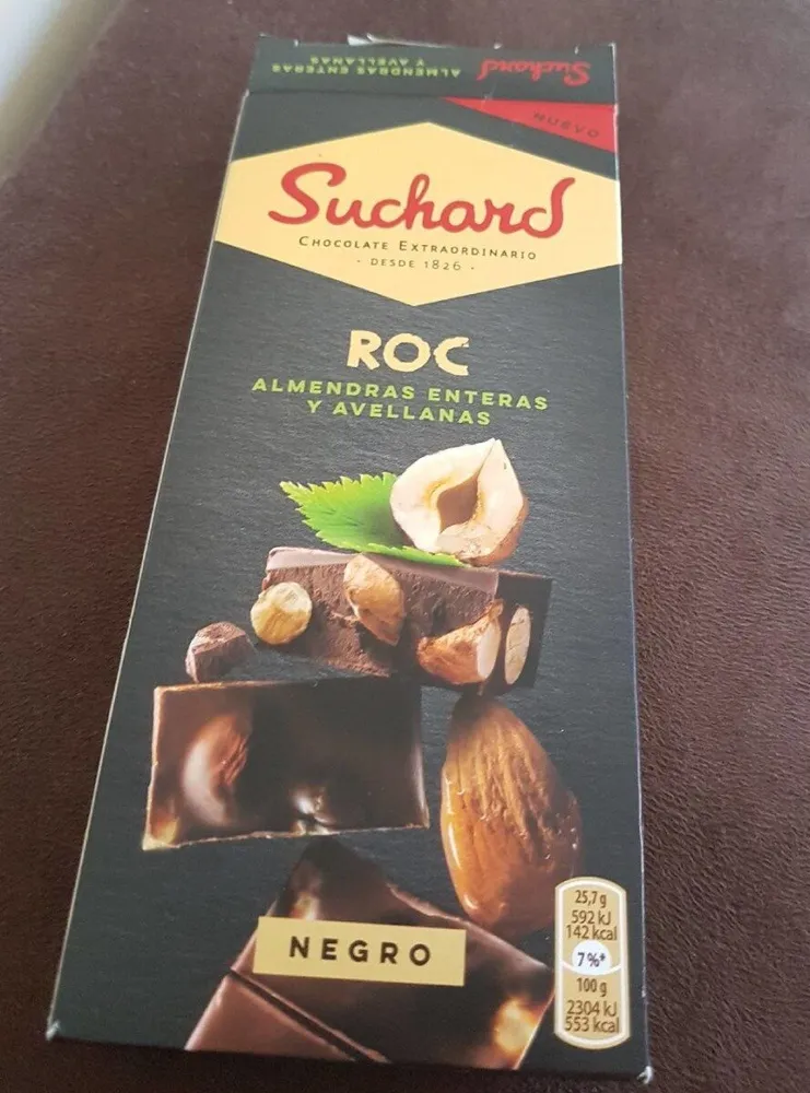 Suchard Chocolate Roc Almendra Entera Y Avellana