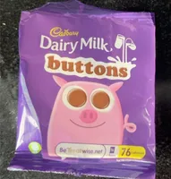 Dairy milk buttons