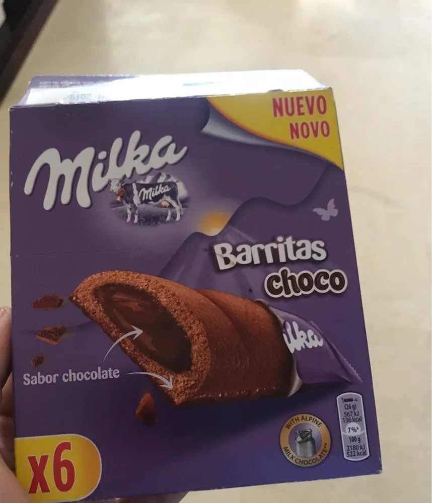 Barritas choco