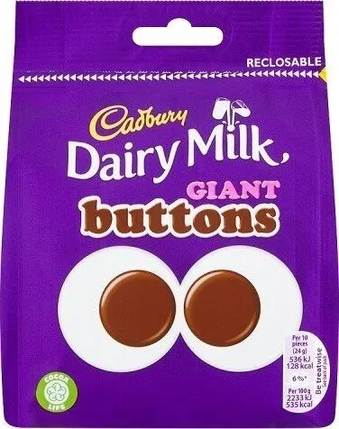 Dairy Milk Giant Buttons Chocolate Bag