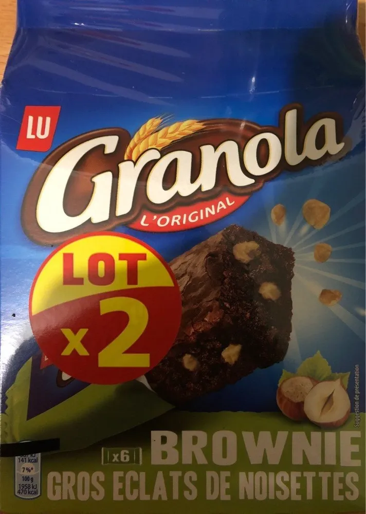 Brownie gros eclats de noisettes