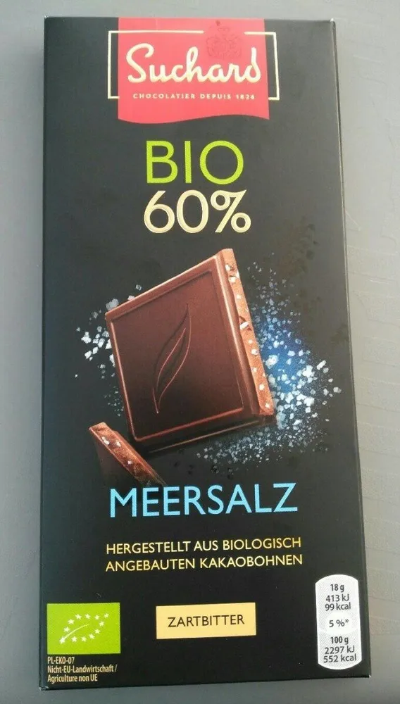 Zartbitter Bio au sel de mer