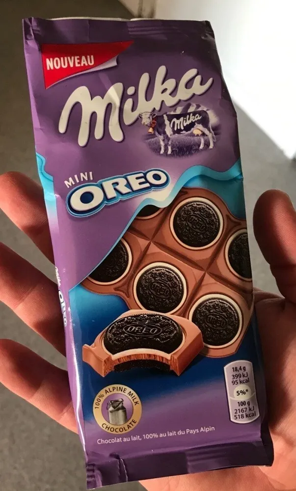 Milka mini oreo