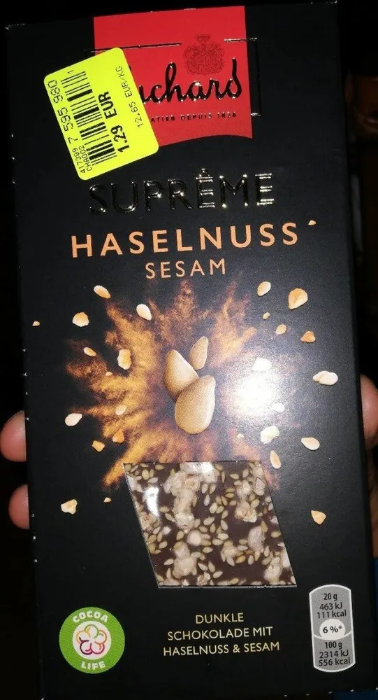 Suprême haselnuss sesam