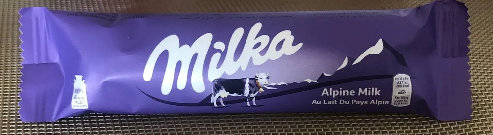 Chocolate con leche de los Alpes