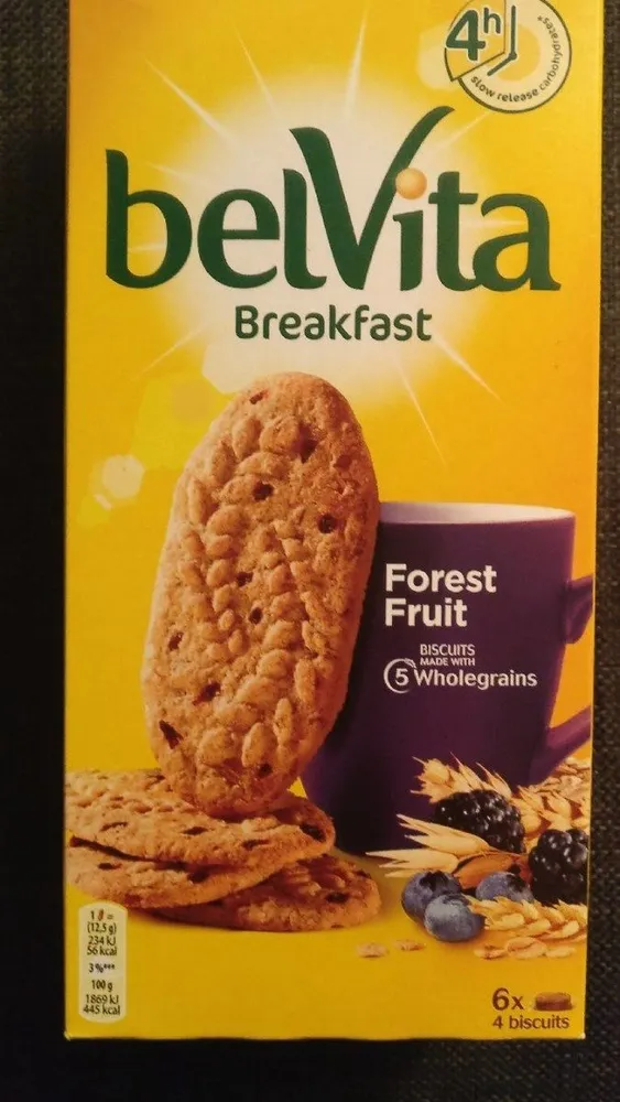 Belvita breakfast - fruit des bois
