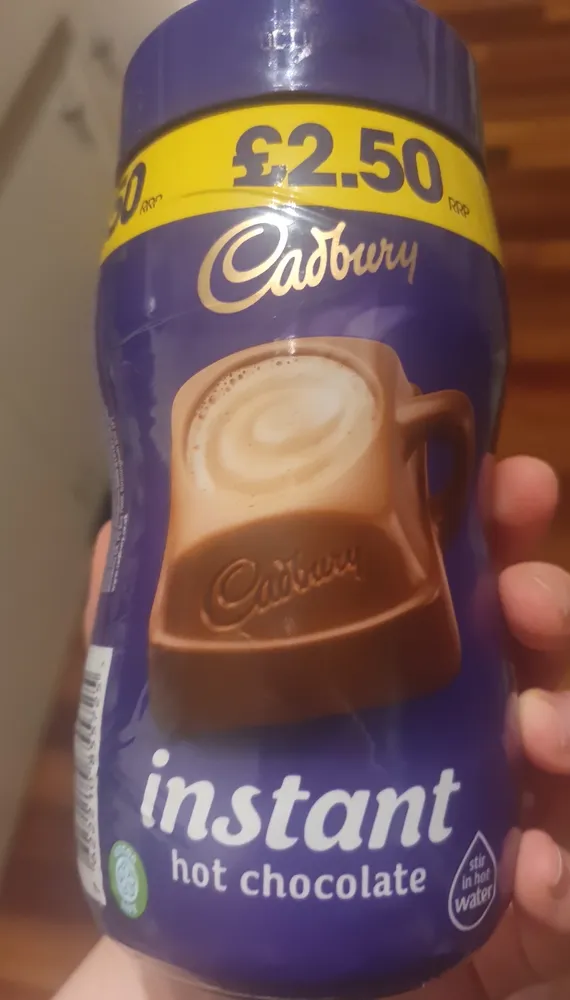 Instant hot chocolate